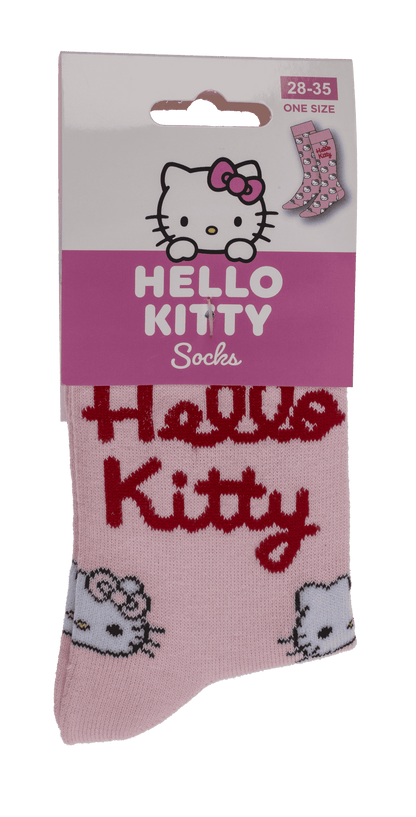 Socks, Hello Kitty, pink, size 28-35,