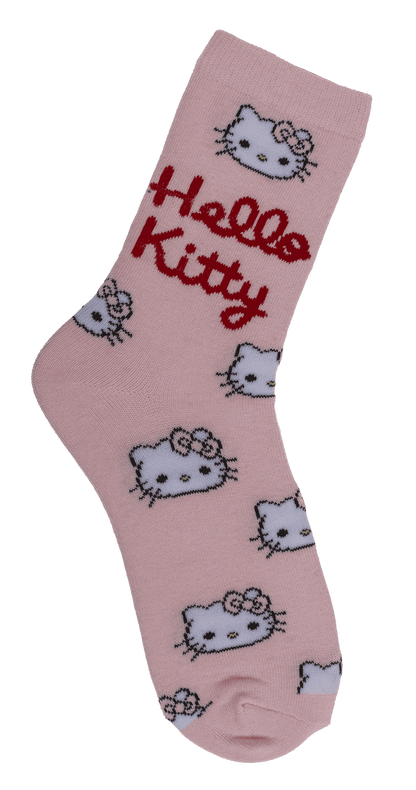 Socks, Hello Kitty, pink, size 28-35,