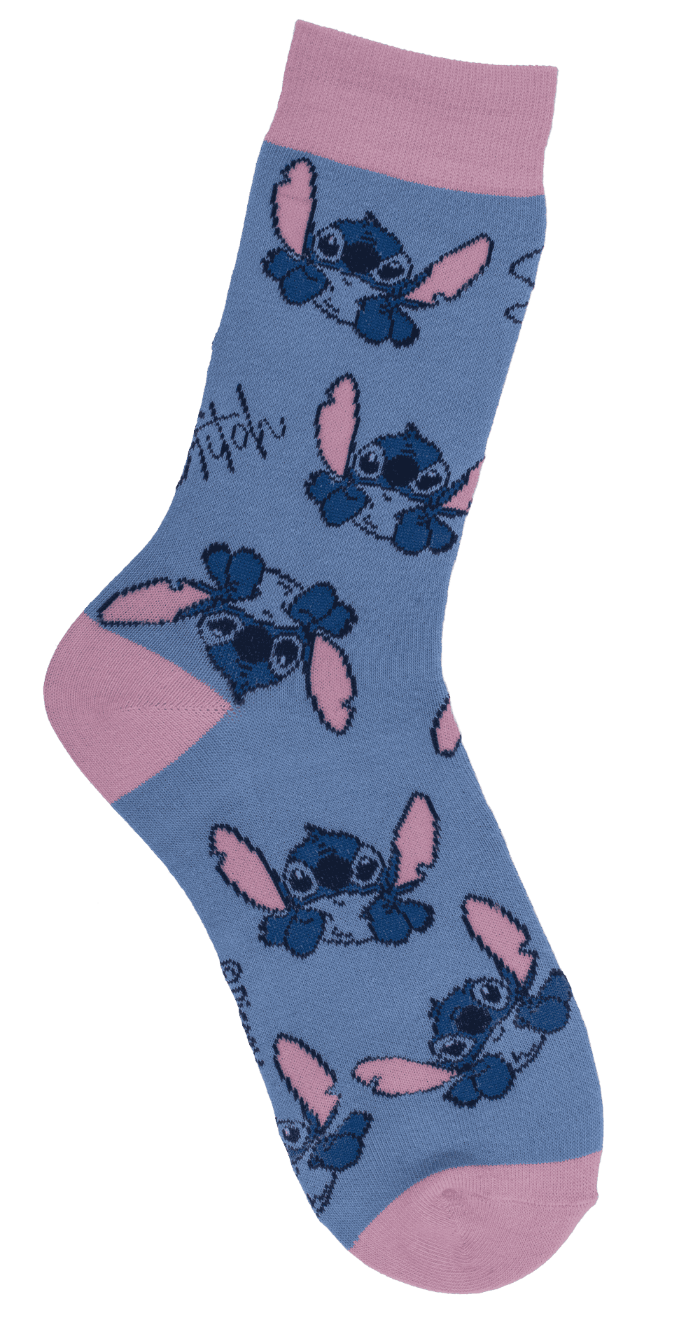 Socks, Stitch, blue, size 36-43,