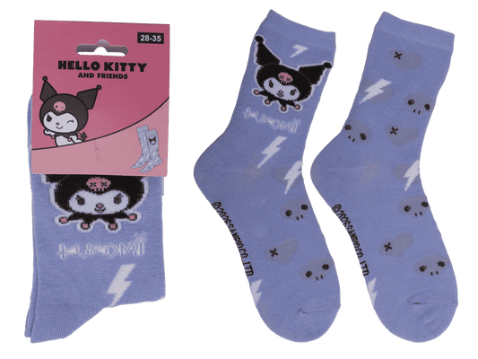 Socks, Kuromi, size 28-35,