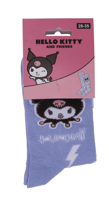 Socks, Kuromi, size 28-35,