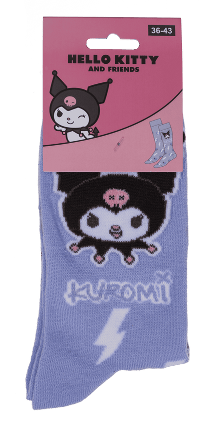Socks, Kuromi, size 36-43,