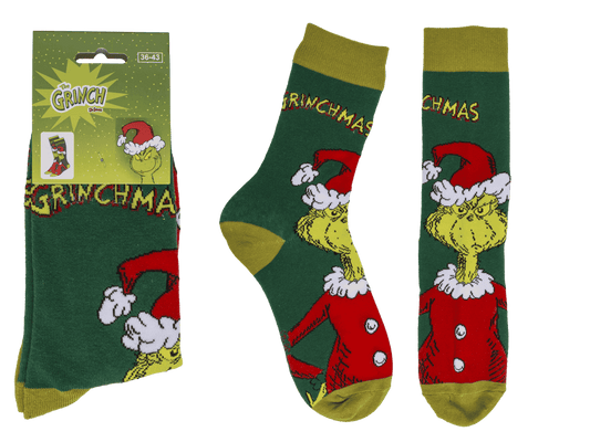 Socks, The Grinch, size 36-43,