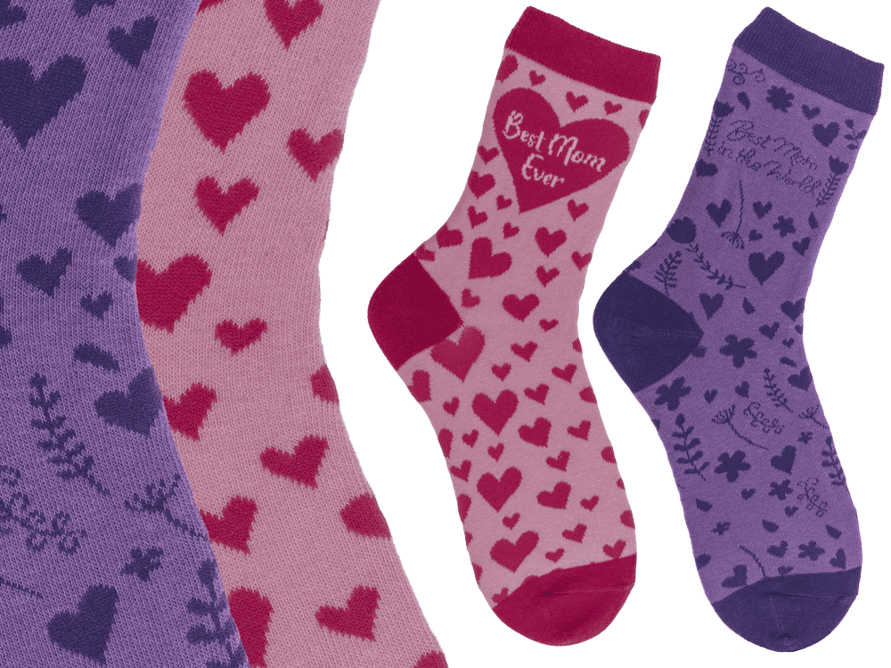 Socks, Mum, in gift card,