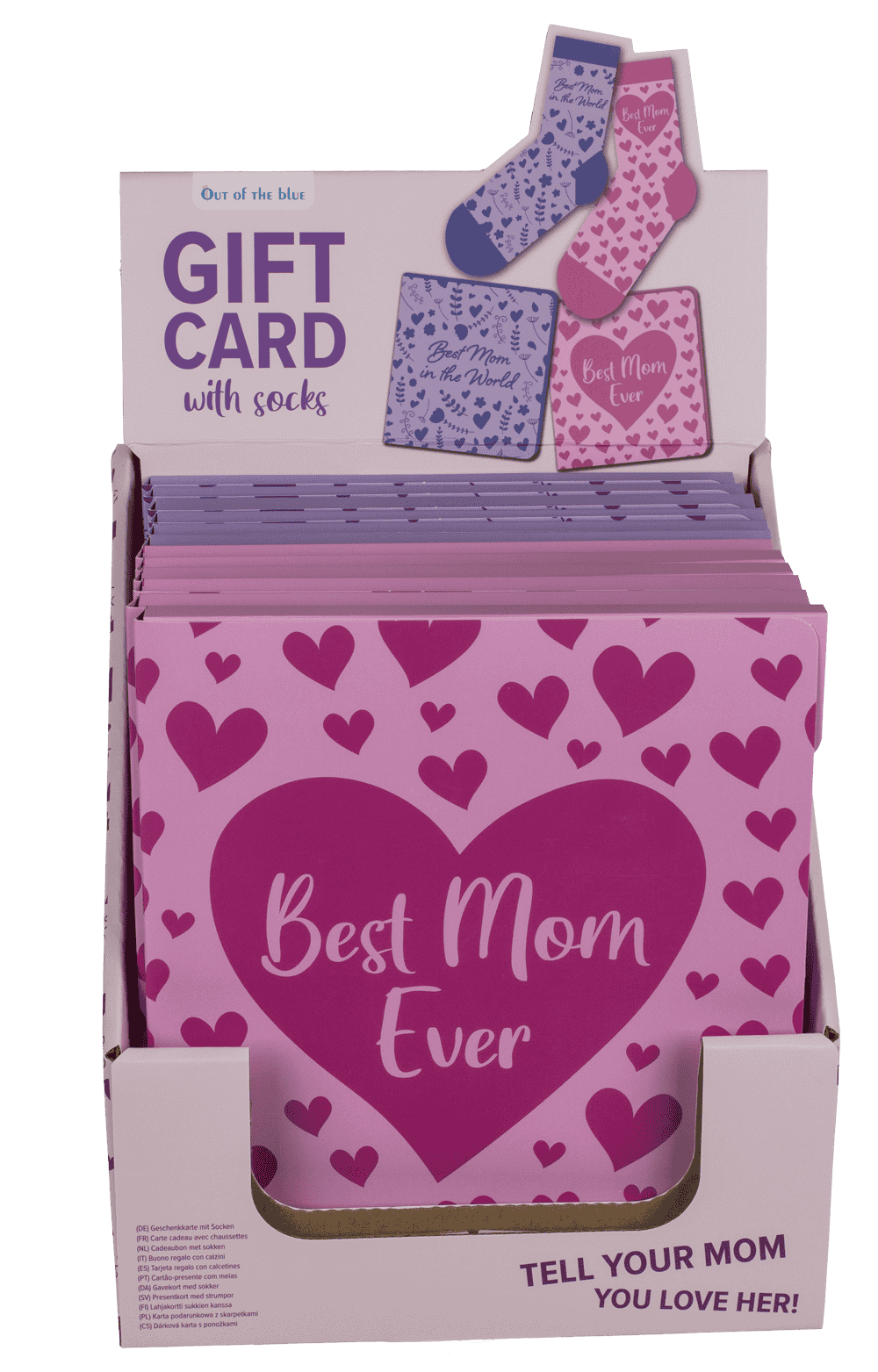 Socks, Mum, in gift card,