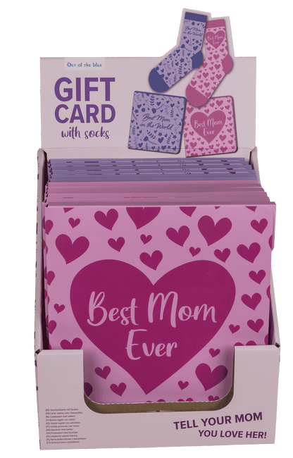 Socks, Mum, in gift card,