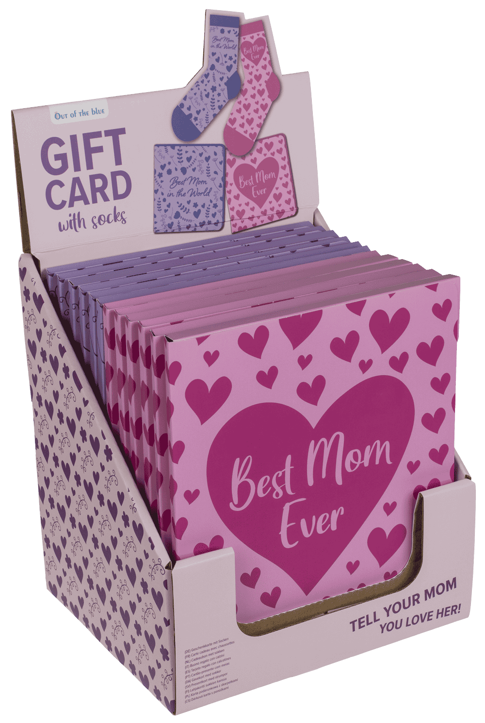 Socks, Mum, in gift card,