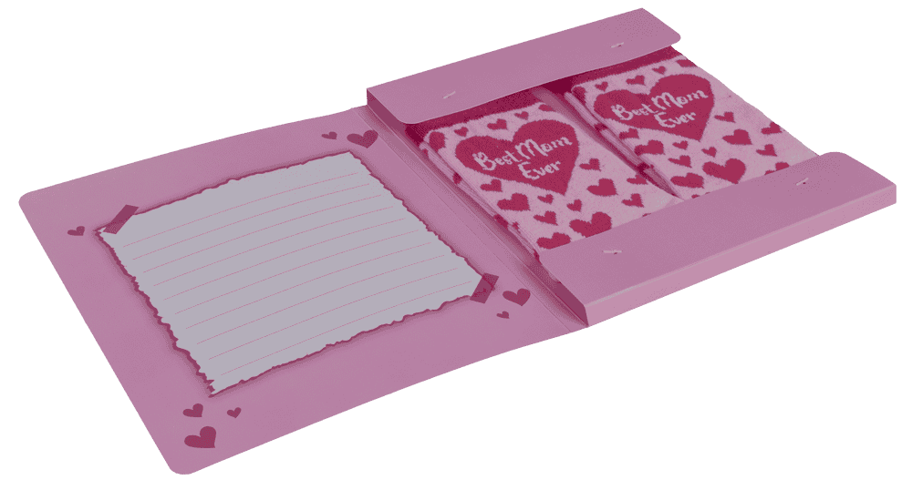 Socks, Mum, in gift card,