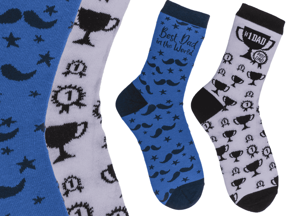 Socks, Dad, in gift card,