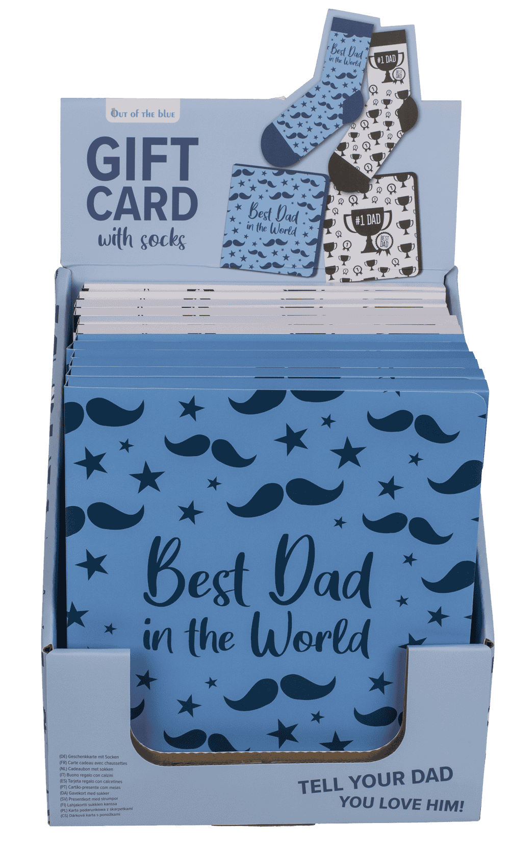 Socks, Dad, in gift card,