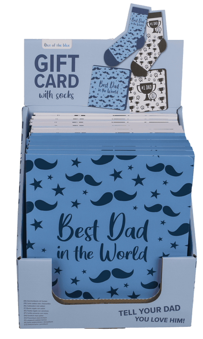 Socks, Dad, in gift card,