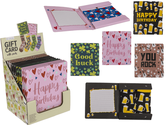 Socks, Celebrations, in gift card,