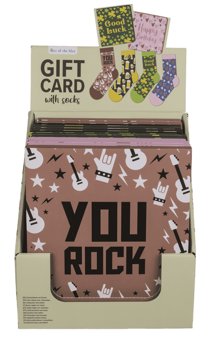 Socks, Celebrations, in gift card,
