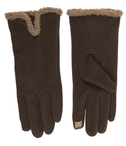 Winter-Handschuhe, mit Frottee-Bündchen