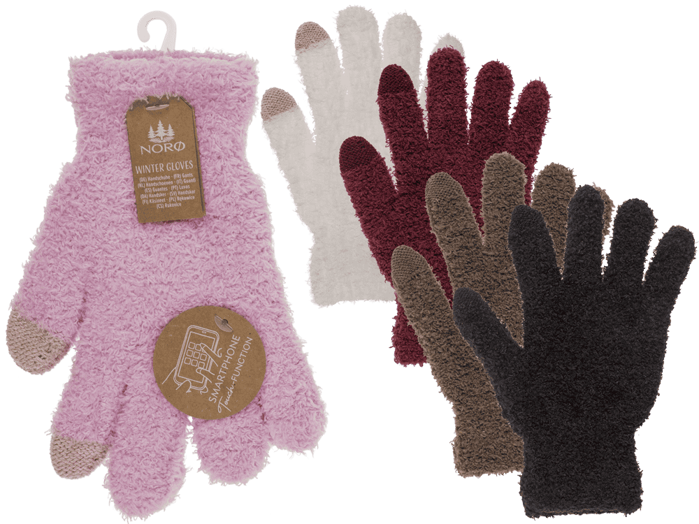 Comfort gloves with touch function, Teddy,