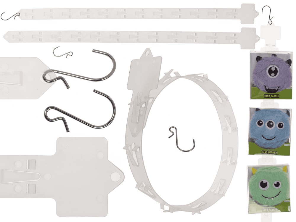 Clip Strip with Headboard, Display,