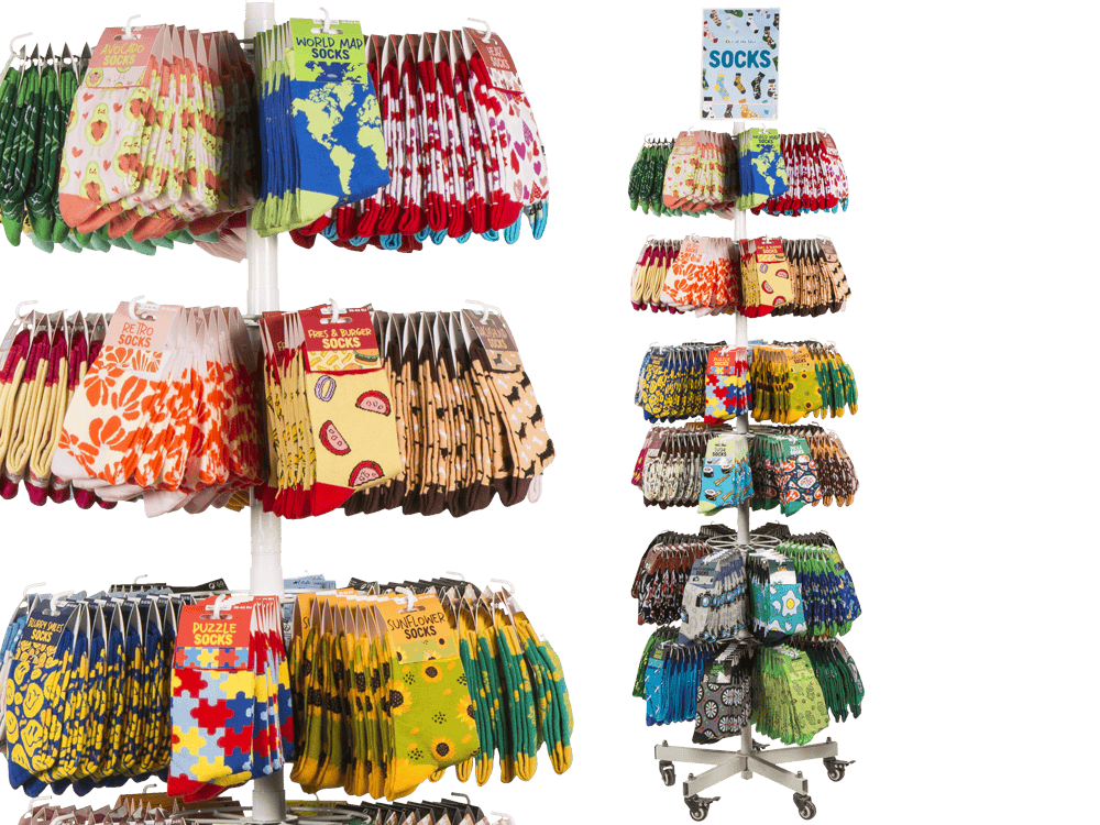 Floor display. Revolving stand, 6 layers,