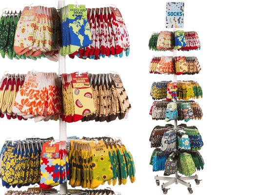 Floor display. Revolving stand, 6 layers,