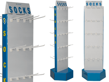 Floor display, Socks,
