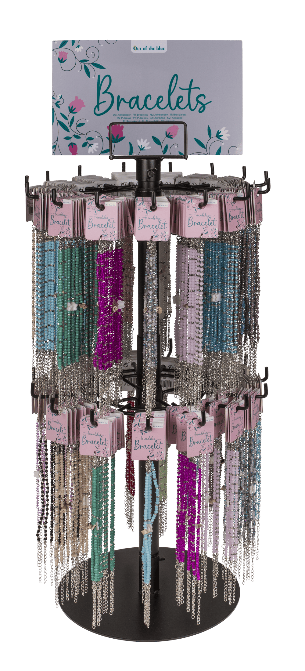 Metal counter display,