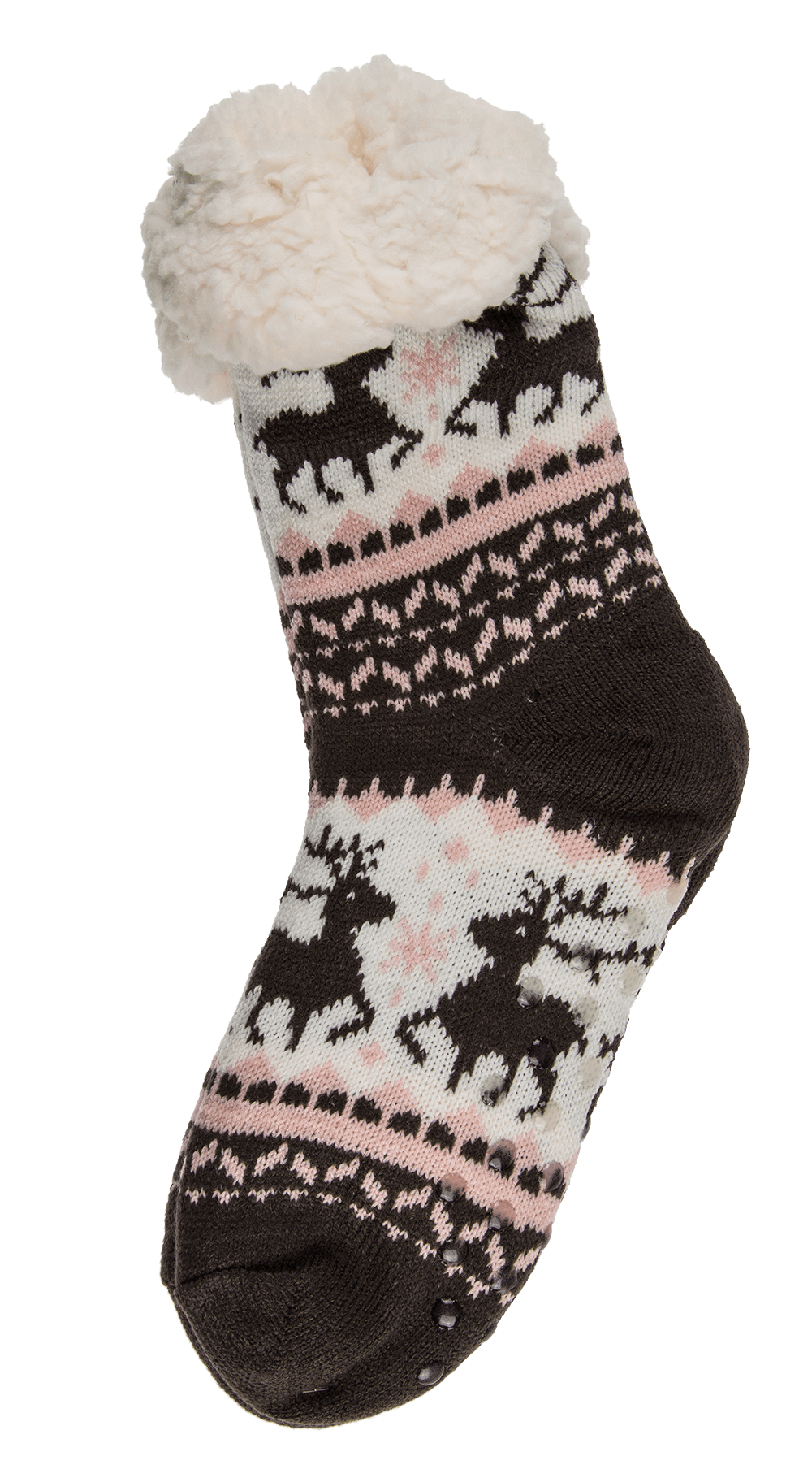 Women comfort socks, Dark Ice Flower & Ornaments,