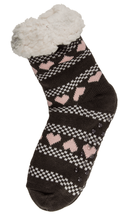 Women comfort socks, Dark Ice Flower & Ornaments,