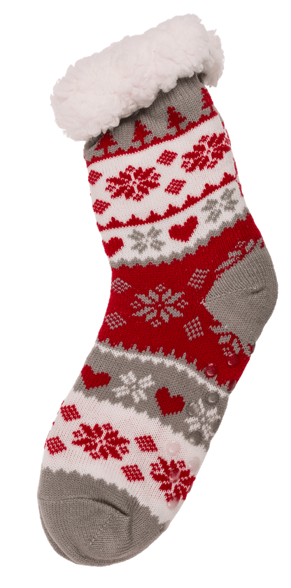Women comfort socks, Ice Flower & Reindeer