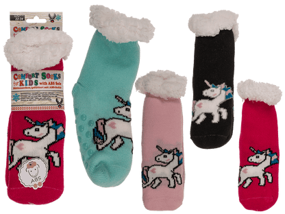 Kids comfort socky, unicorn,