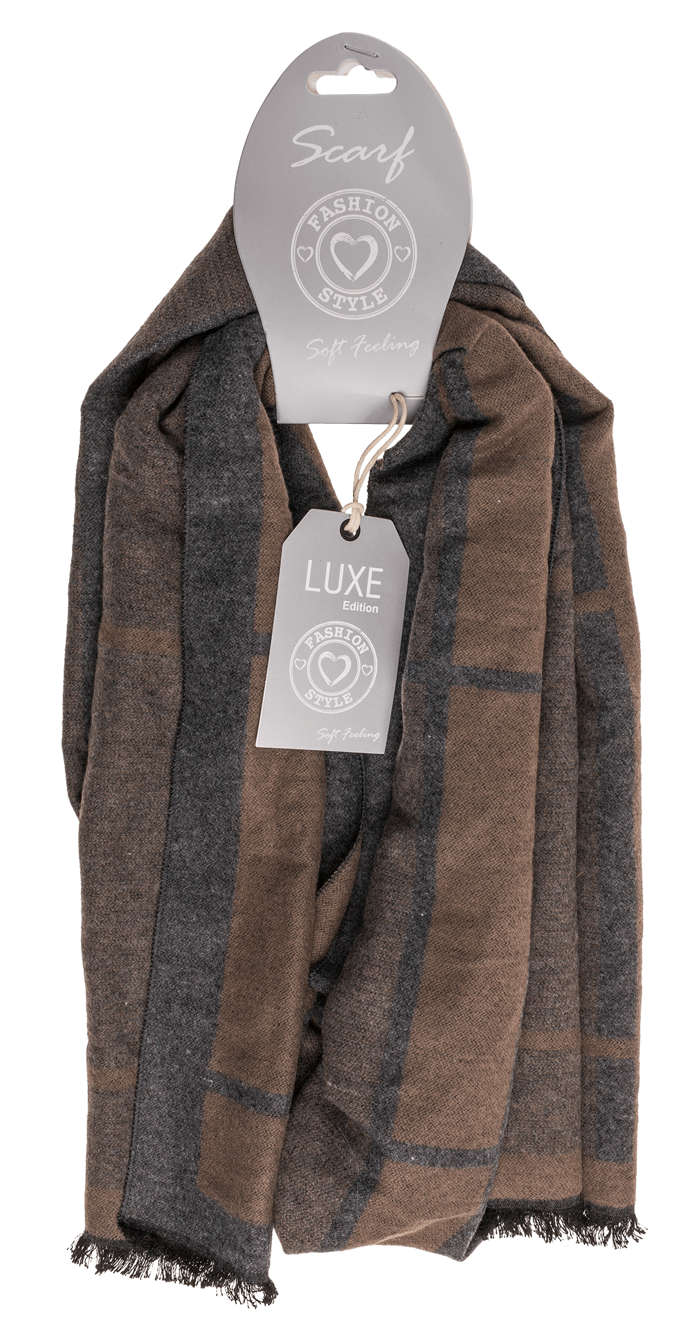 Men's scarf, checkered,