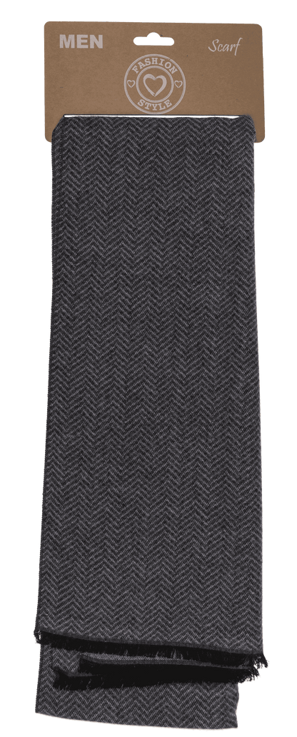 Men's scarf, V-pattern,