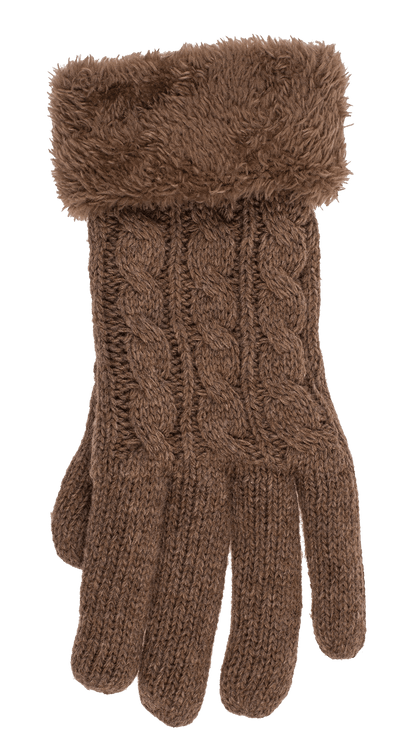 Comfort gloves, Elegant, Cable stitch,