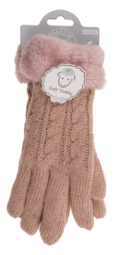Comfort gloves, Elegant, Cable stitch,