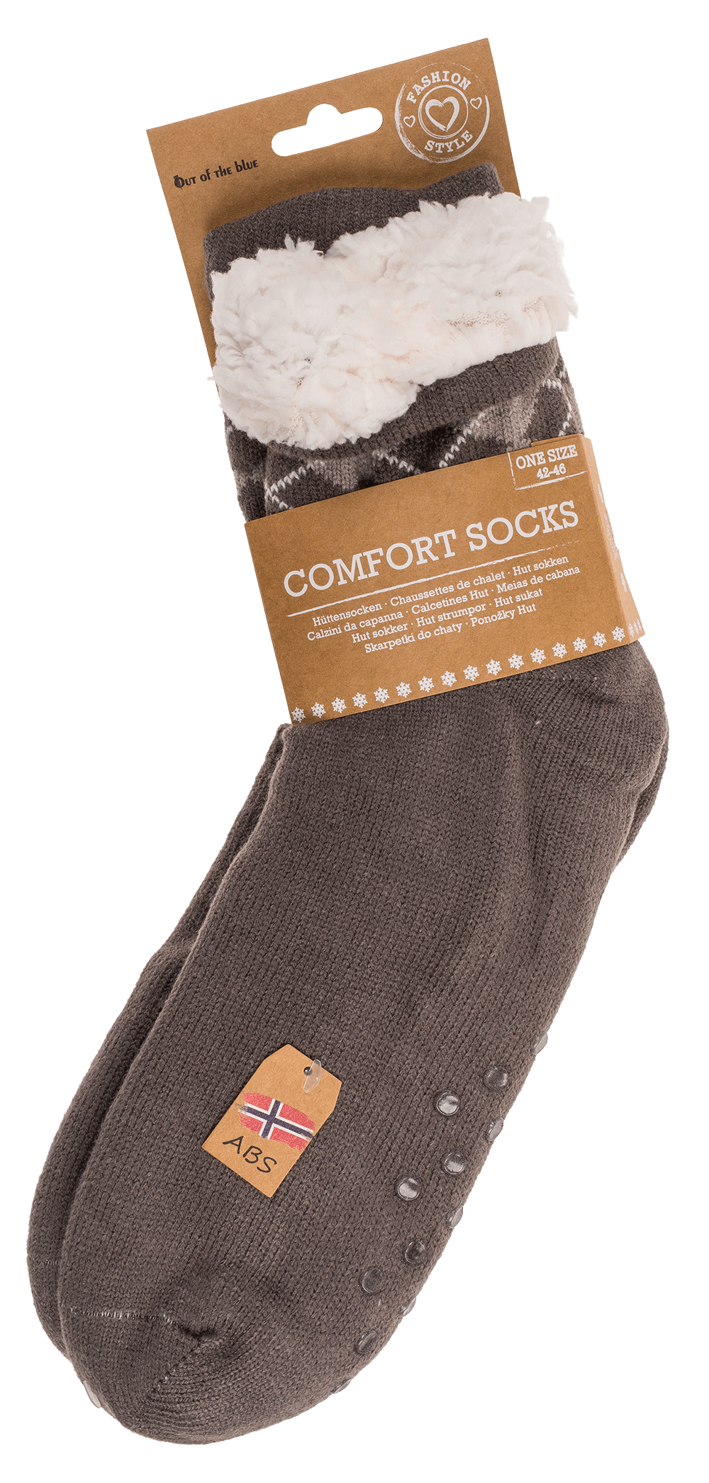 Man comfort socks, Scottish, size 42-46,