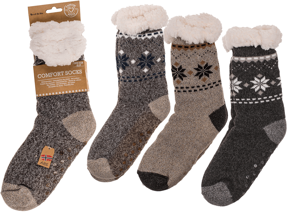 Men comfort socks, Rustic nature, size: 42-46