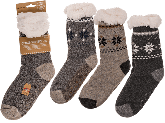 Men comfort socks, Rustic nature,