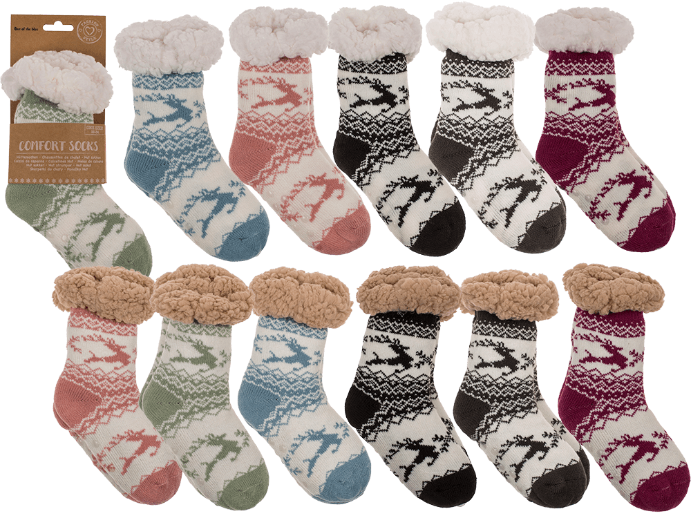 Kids comfort socks, Reindeer,
