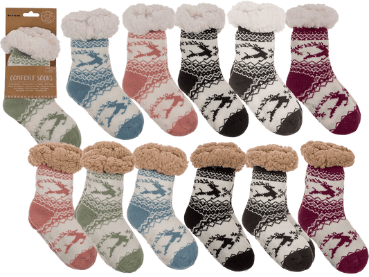 Kids comfort socks, Reindeer,