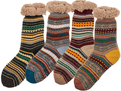 Woman comfort socks, Autumn collors II,