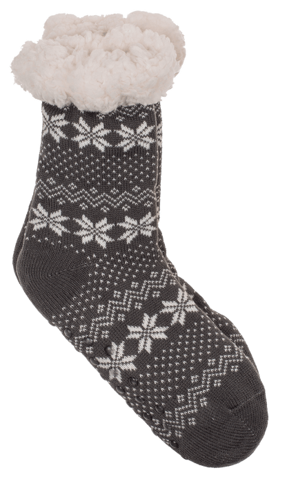 Woman comfort socks, Ice flower and dots,
