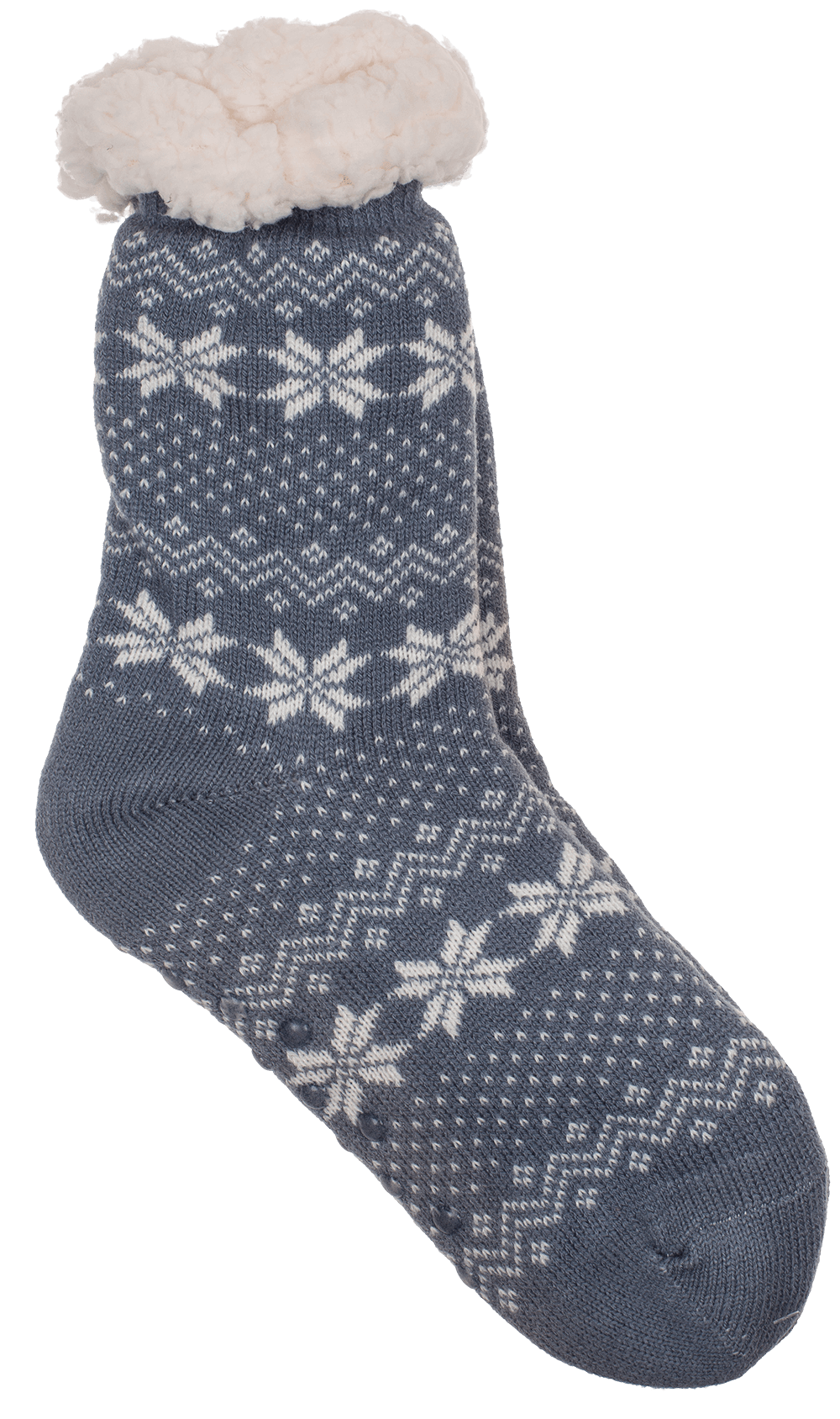 Woman comfort socks, Ice flower and dots,
