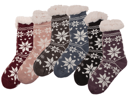 Woman comfort socks, Big Ice Flower,