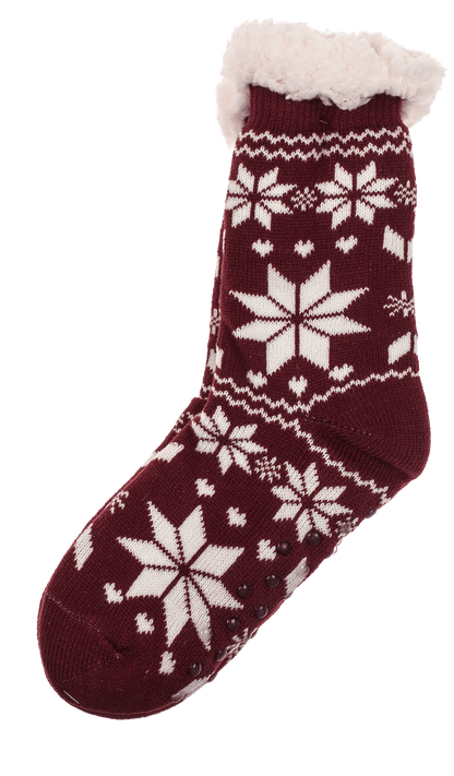 Woman comfort socks, Big Ice Flower,