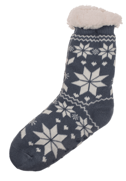 Woman comfort socks, Big Ice Flower,