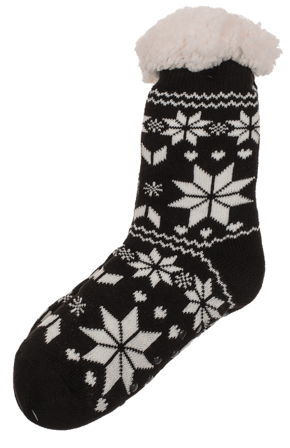 Woman comfort socks, Big Ice Flower,
