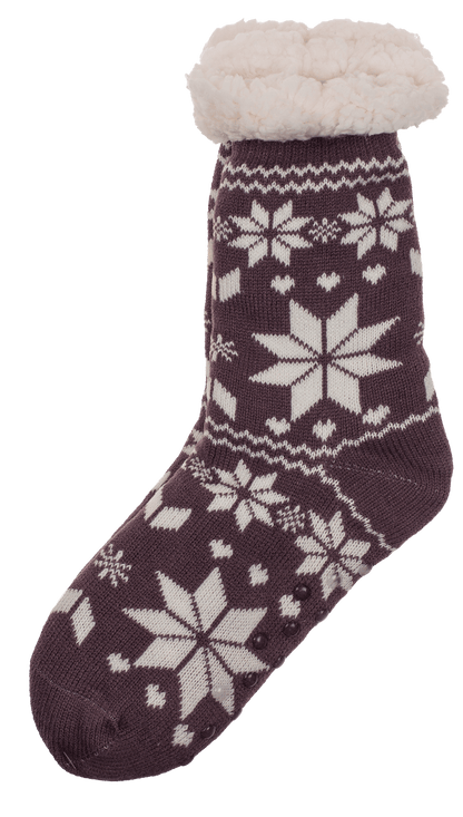 Woman comfort socks, Big Ice Flower,