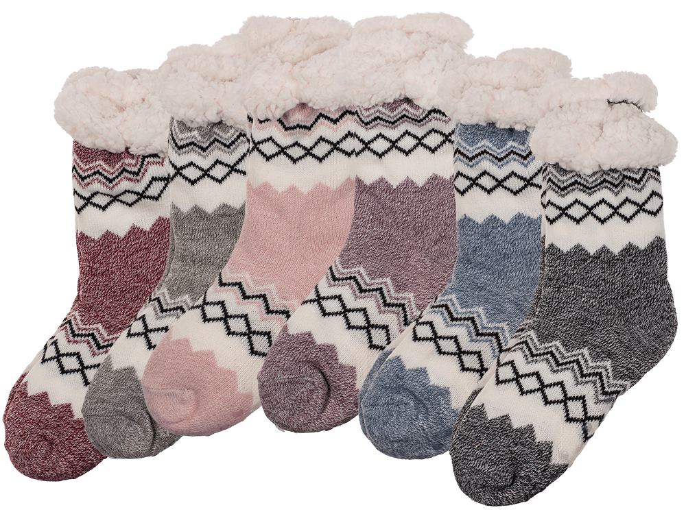 Woman comfort socks, mottled,