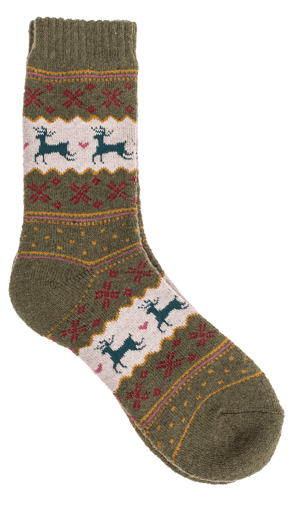 Knitted Socks, Unisex, Reindeer,