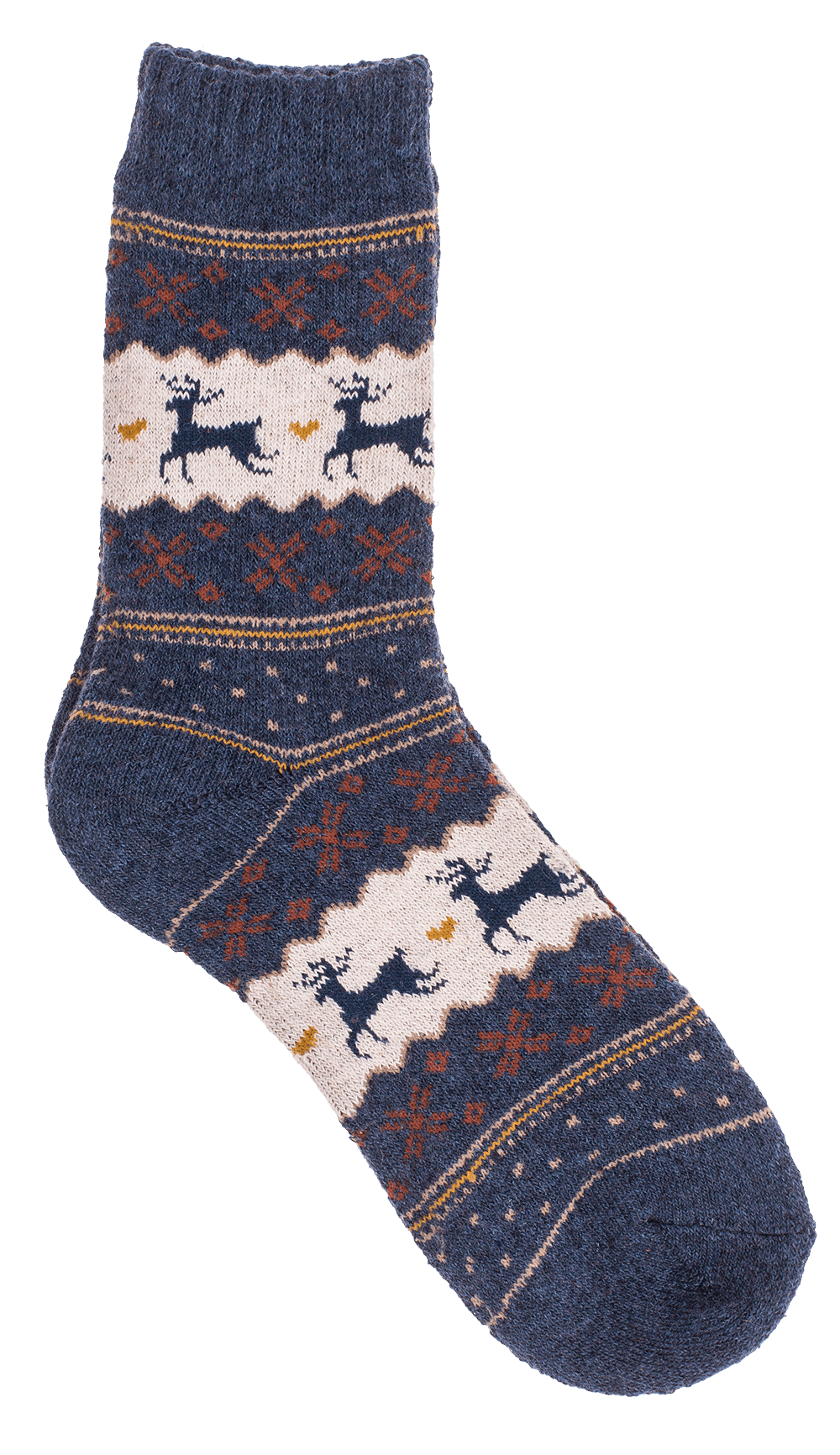 Knitted Socks, Unisex, Reindeer,