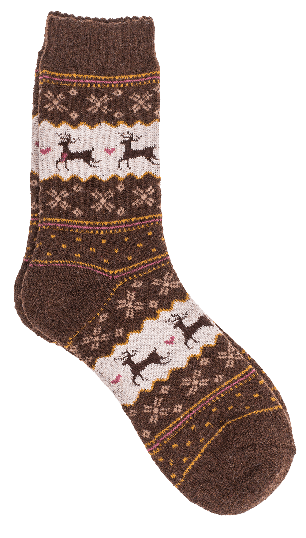 Knitted Socks, Unisex, Reindeer,