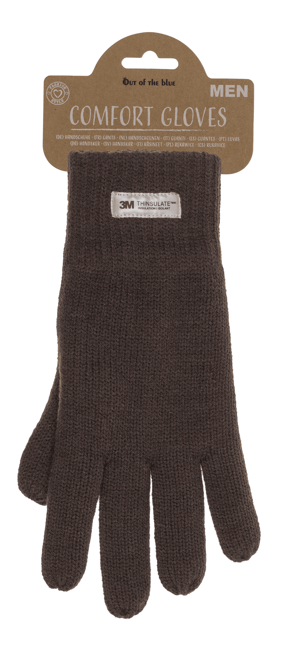Mens gloves with 3M inner lining,